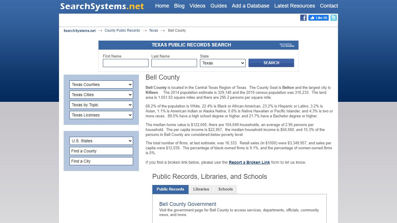 Bell County Criminal and Public Records